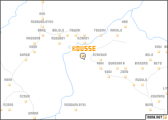 map of Kousse