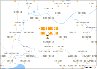 map of Koussigou