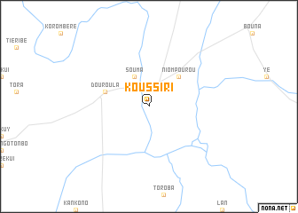 map of Koussiri