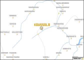 map of Koussola