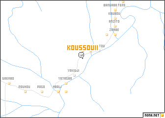 map of Koussou II