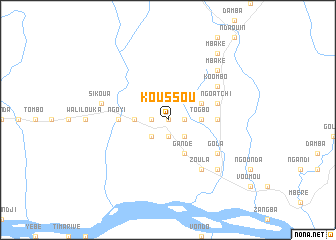 map of Koussou