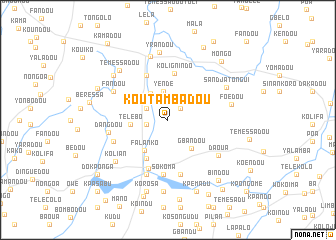 map of Koutambadou