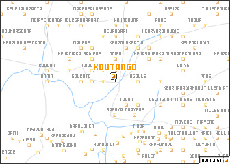 map of Koutango