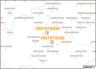 map of Koutatiégou