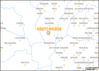 map of Koutchikoué