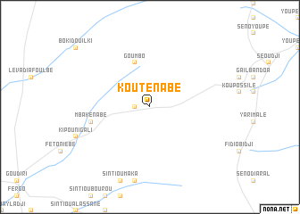 map of Kouténabé