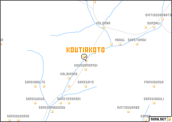 map of Koutiakoto
