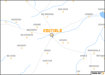 map of Koutiala