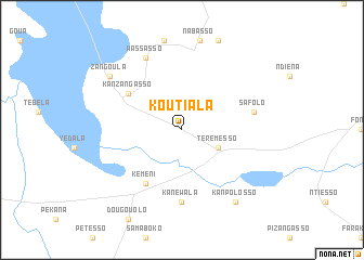 map of Koutiala