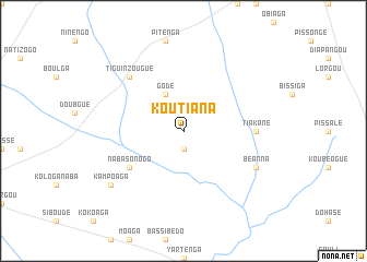 map of Koutiana