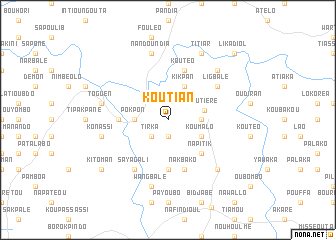 map of Koutian