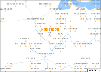 map of Koutiara