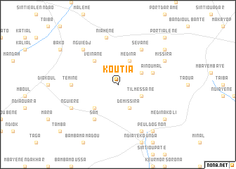 map of Koutia