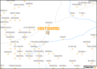 map of Koutiourou