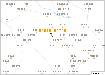 map of Koutoubotou