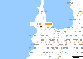 map of Koutoufianá