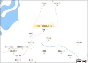 map of Koutou Géré