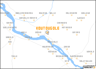 map of Koutougolé