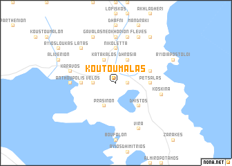 map of Koutoumalás