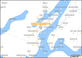 map of Koutounèye