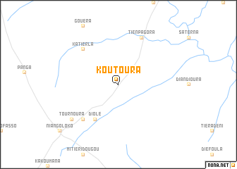 map of Koutoura