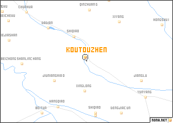 map of Koutouzhen