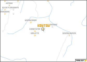 map of Koutou