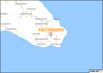 map of Koutroukóïs