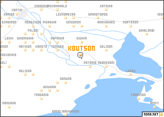 map of Koutsón