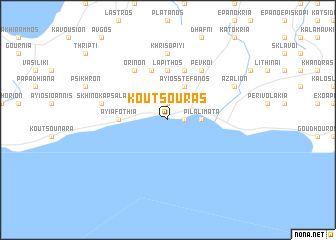 map of Koutsourás