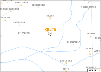 map of Kouts