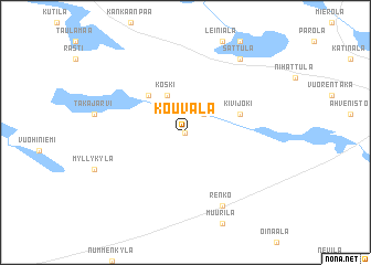 map of Kouvala