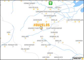 map of Kouvélos