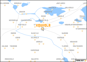 map of Kouvola