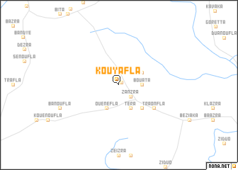 map of Kouyafla