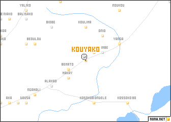 map of Kouyako