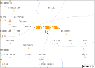 map of Kouyané Kandji