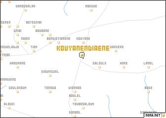 map of Kouyané Ndiaène