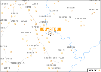 map of Kouyatouo