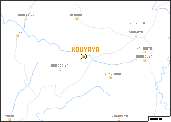 map of Kouyaya