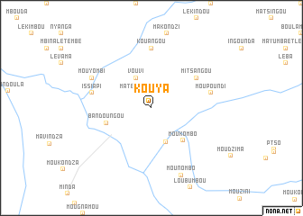 map of Kouya