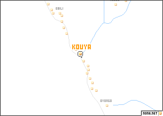 map of Kouya