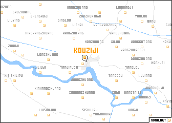 map of Kouziji