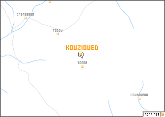 map of Kouziouèd