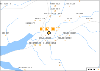 map of Kouziouet
