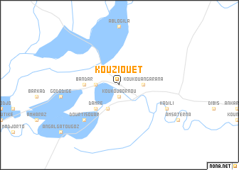 map of Kouziouet