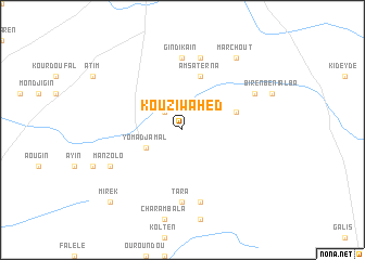 map of Kouziwahed