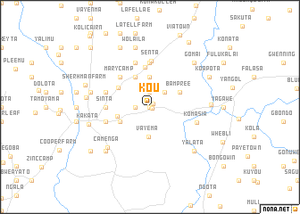 map of Kou