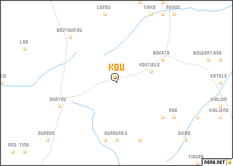 map of Kou